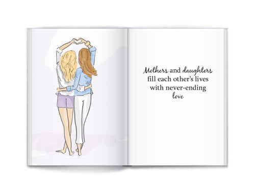Mothers and Daughters are Connected by the Heart by Heather Stillufsen
