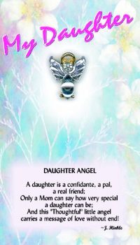 image My Daughter Guardian Angel pin