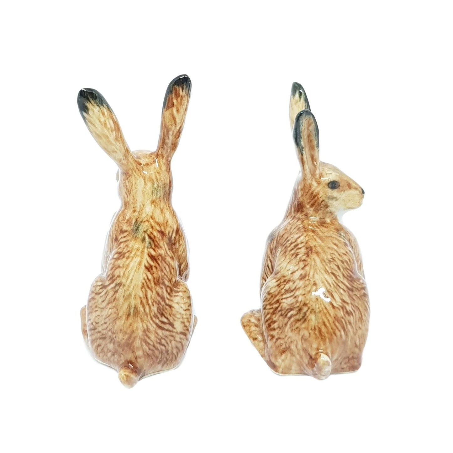 Hare Set 2 Porcelain Animal Miniature