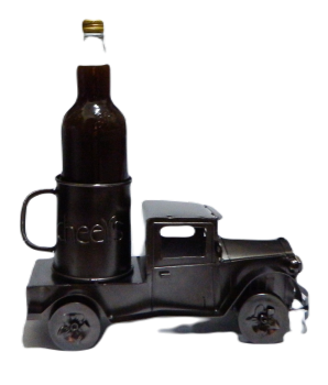 image  nuts and Bilts Beer Truck Wine bottle Holder