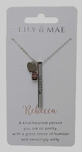 Rebecca Lily & Mae Personalised Necklace