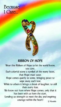 image Ribbon of Hope Guardian Angel Pin