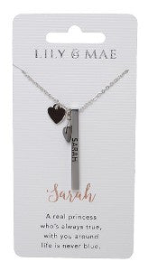 Sarah Lily & Mae Personalised Necklace