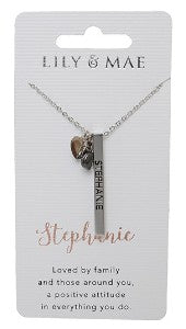 Stephanie Lily & Mae Personalised Necklace