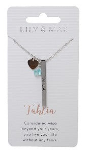 Tahlia Lily & Mae Personalised Necklace
