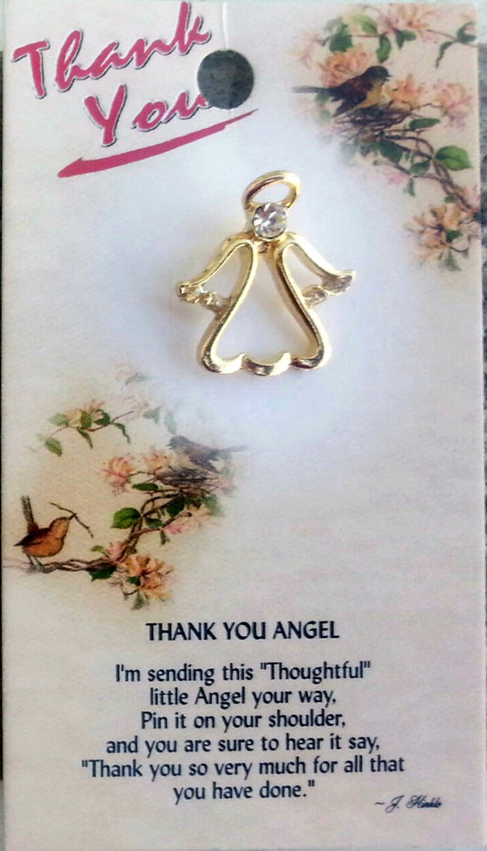 IMAGE Thank You Guardian Angel Pin BROOCH