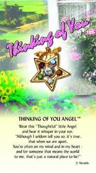 image  Thinking of you Guardian Angel Pin