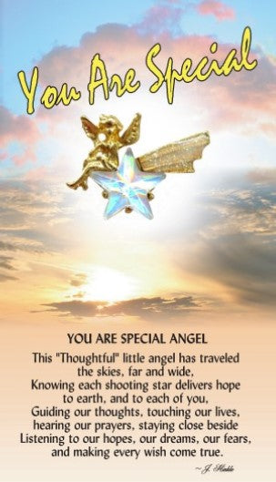 IMAGE You Are Special Guardian Angel Pin BROOCH